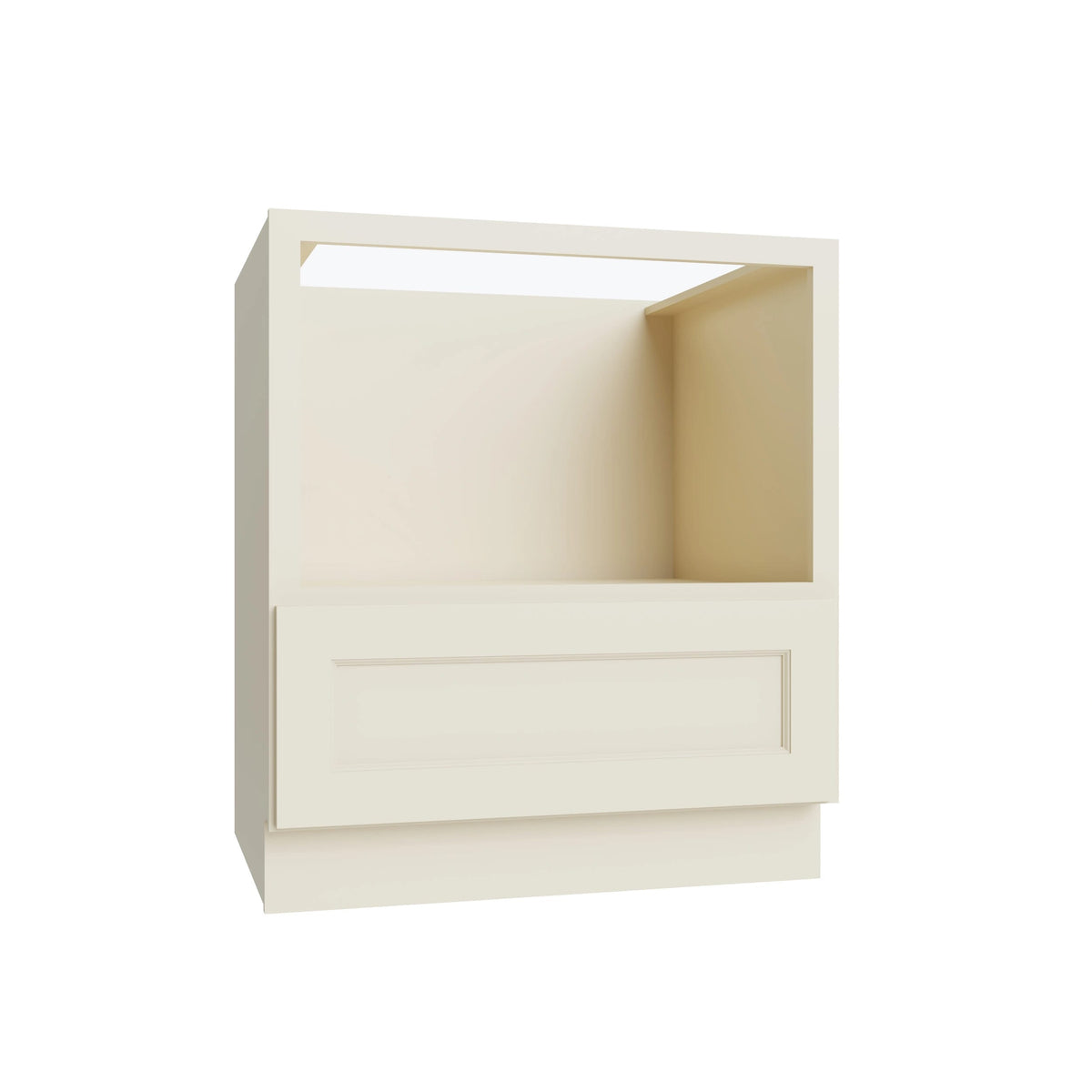 KCD Brooklyn Pearl Microwave Base Cabinet - 24" W - product photo