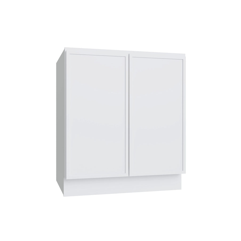 KCD Oslo White Full Height Double Door Base Cabinet - 39" W - product photo