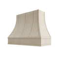 KCD Raw Curved Hood with Strapping Flat Trim - 48" W x 36" H - product photo