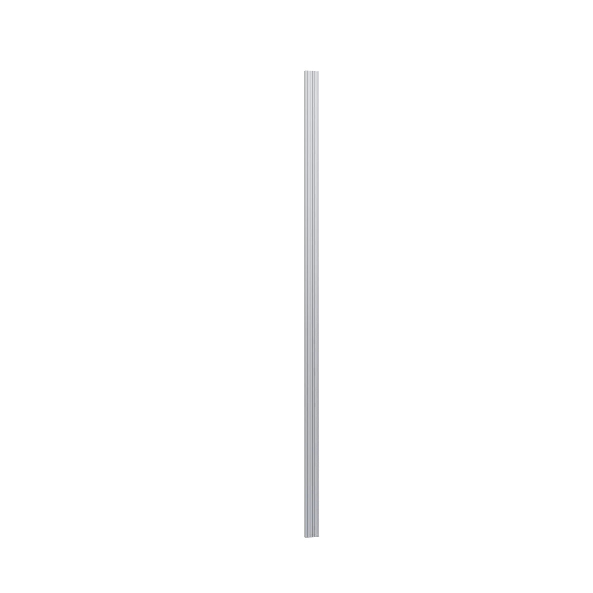 KCD Brooklyn Modern Gray Fluted Filler - 3" W x 96" H - product photo
