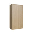 KCD Oslo Oak Single Door Wall Cabinet - 15" W x 42" H - product photo