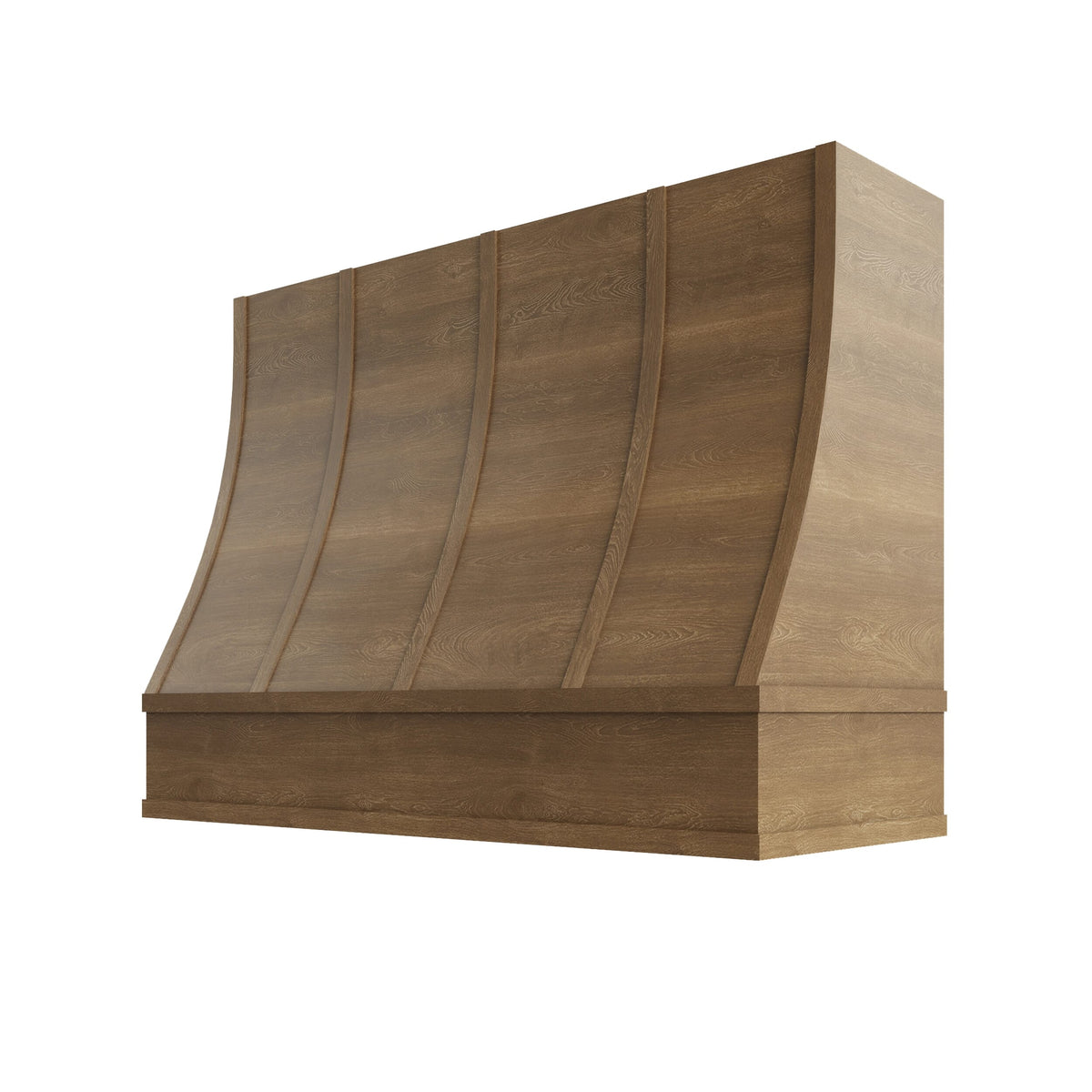KCD Brooklyn Fawn Sloped Hood with Strapping Flat Trim - 48" W x 30" H - product photo