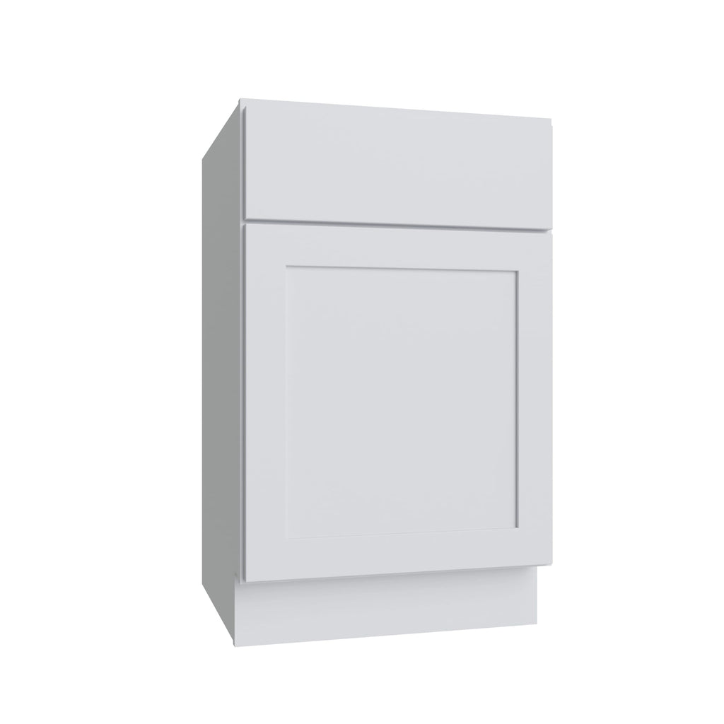 KCD Shaker Designer White Vanity - 21" W - product photo