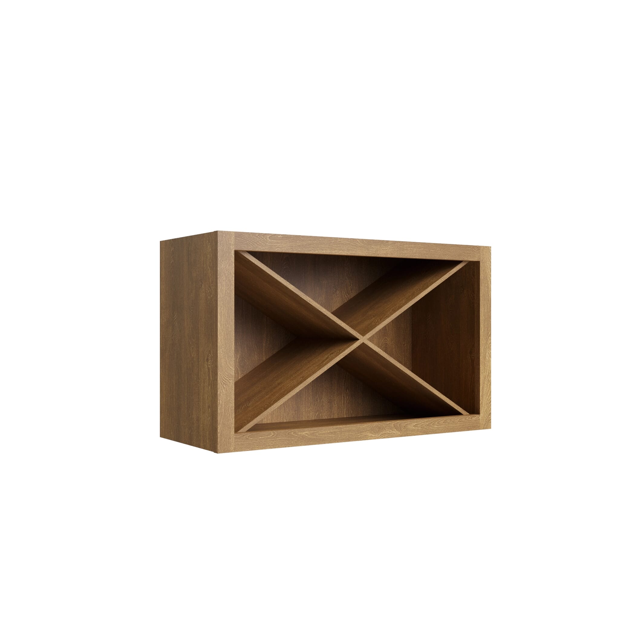 KCD Brooklyn Fawn Wine Rack - 30" W x 18" H x 12" D - product photo