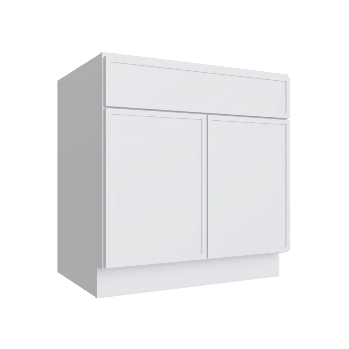 KCD Oslo White Sink Base Cabinet - 33" W - product photo