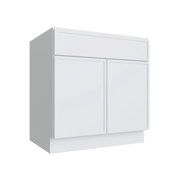 KCD Oslo White Sink Base Cabinet - 33" W