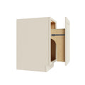 KCD Brooklyn Pearl Trash Can Base w/ Full Ht Door - 18" W - product photo
