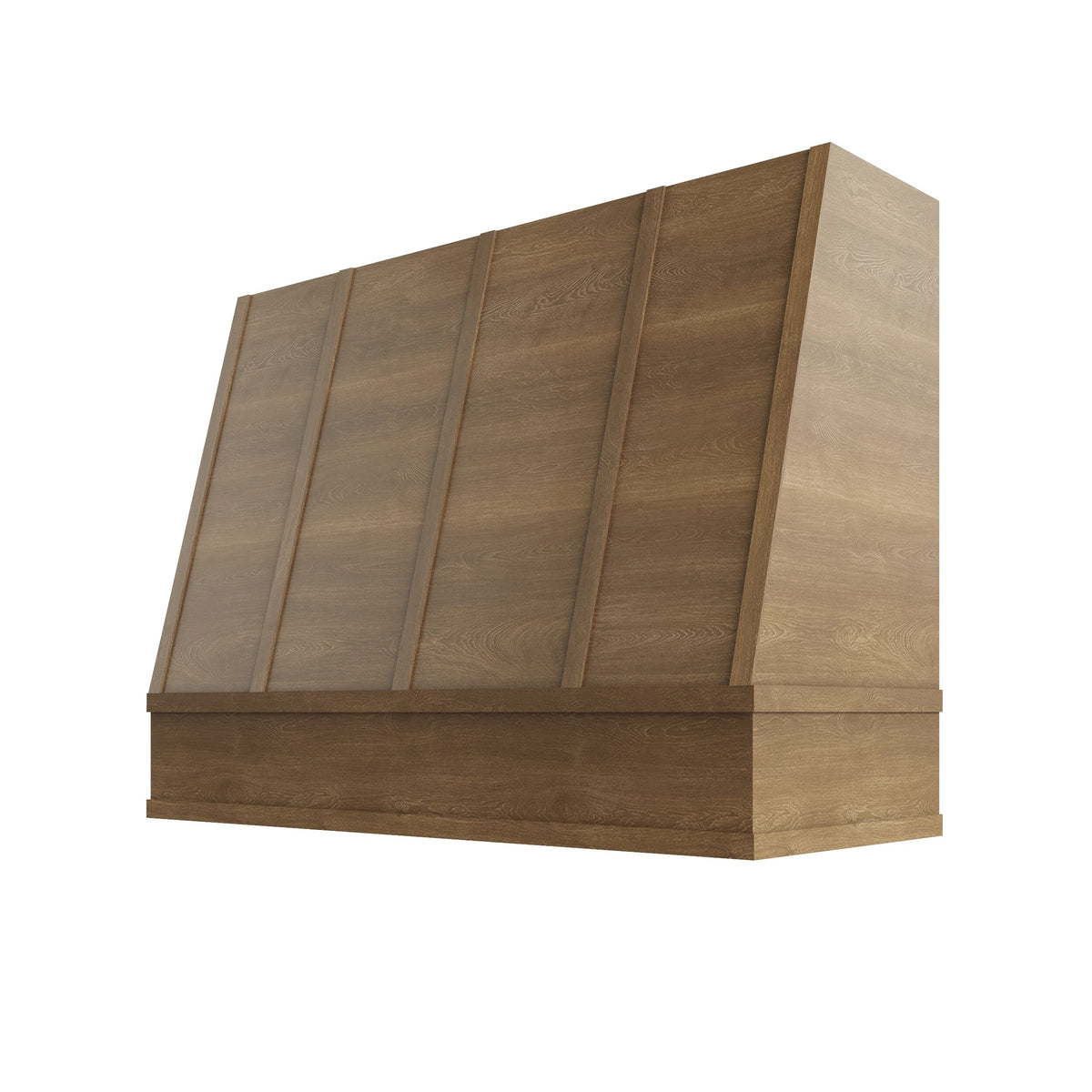 KCD Brooklyn Fawn Angled Hood with Strapping Flat Trim - 48" W x 30" H - product photo