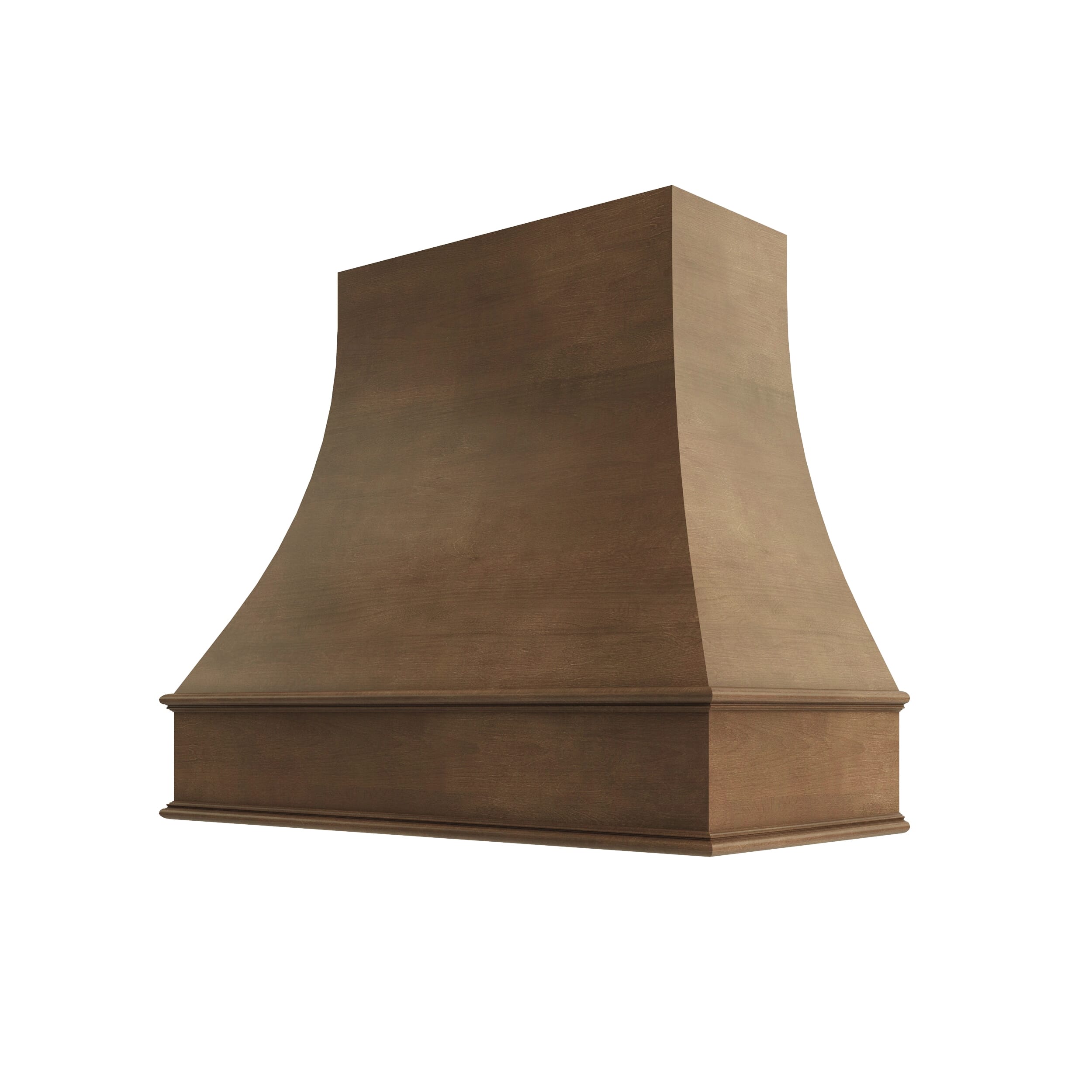KCD Shaker Kodiak Curved Hood Classic Trim - 48" W x 36" H - product photo