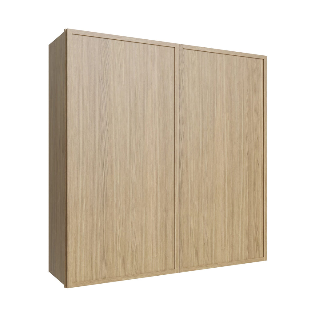 KCD Oslo Oak Double Door Wall Cabinet - 42" W x 42" H - product photo