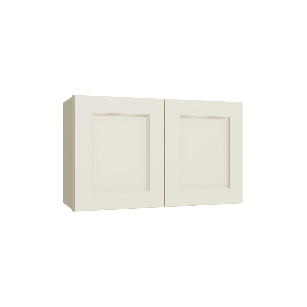 KCD Brooklyn Pearl Double Door Wall Cabinet - 33" W x 15" H - product photo
