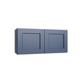 KCD Brooklyn Midnight Double Door Wall Cabinet - 33" W x 12" H - product photo