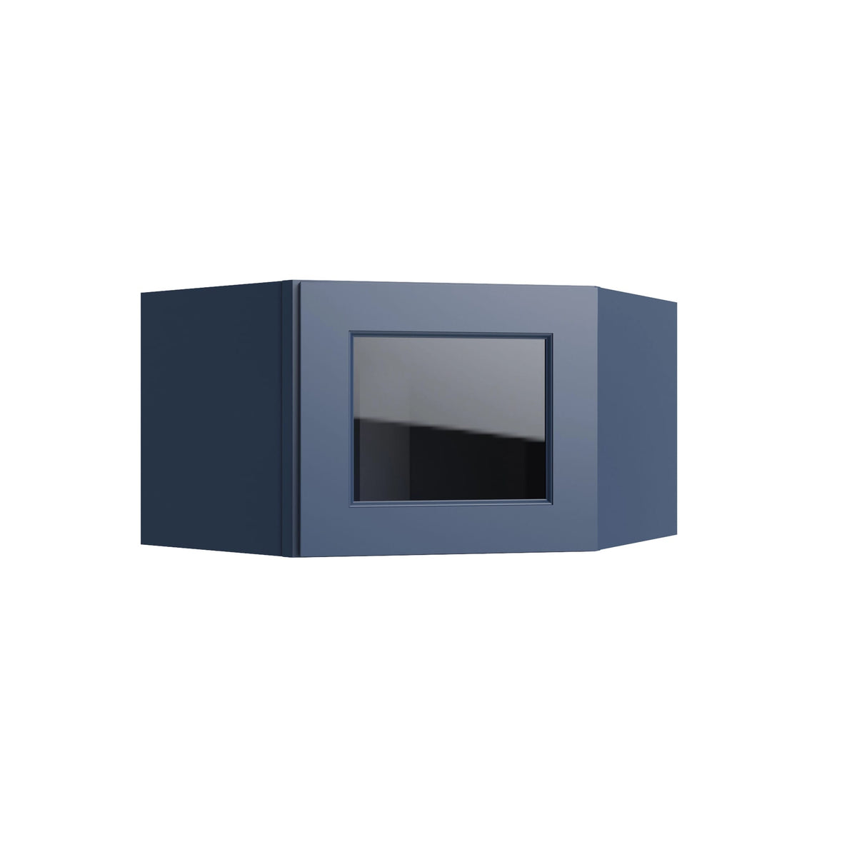 KCD Brooklyn Midnight 15" Corner Wall Stacking Cabinets - 24" W - product photo