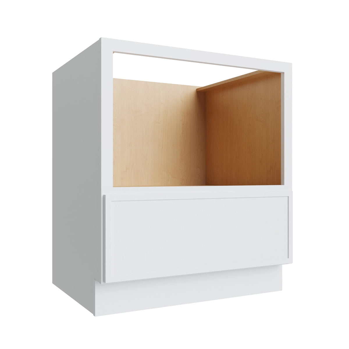 KCD Oslo White Microwave Base Cabinet - 30" W - product photo