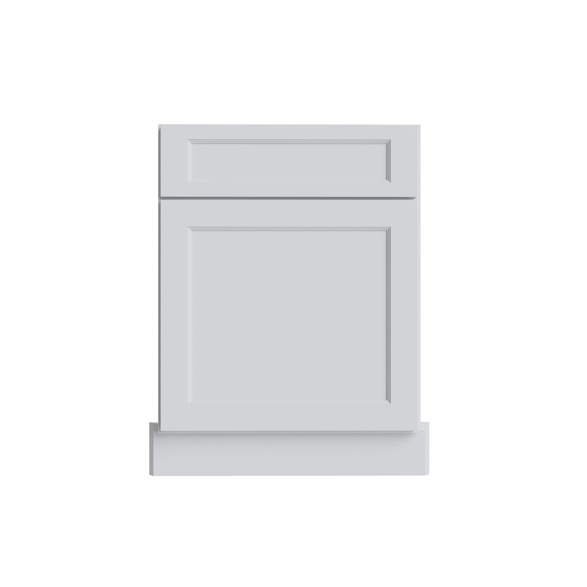 KCD Brooklyn Bright White Corner Sink Front for 42" Space - 27" W - product photo