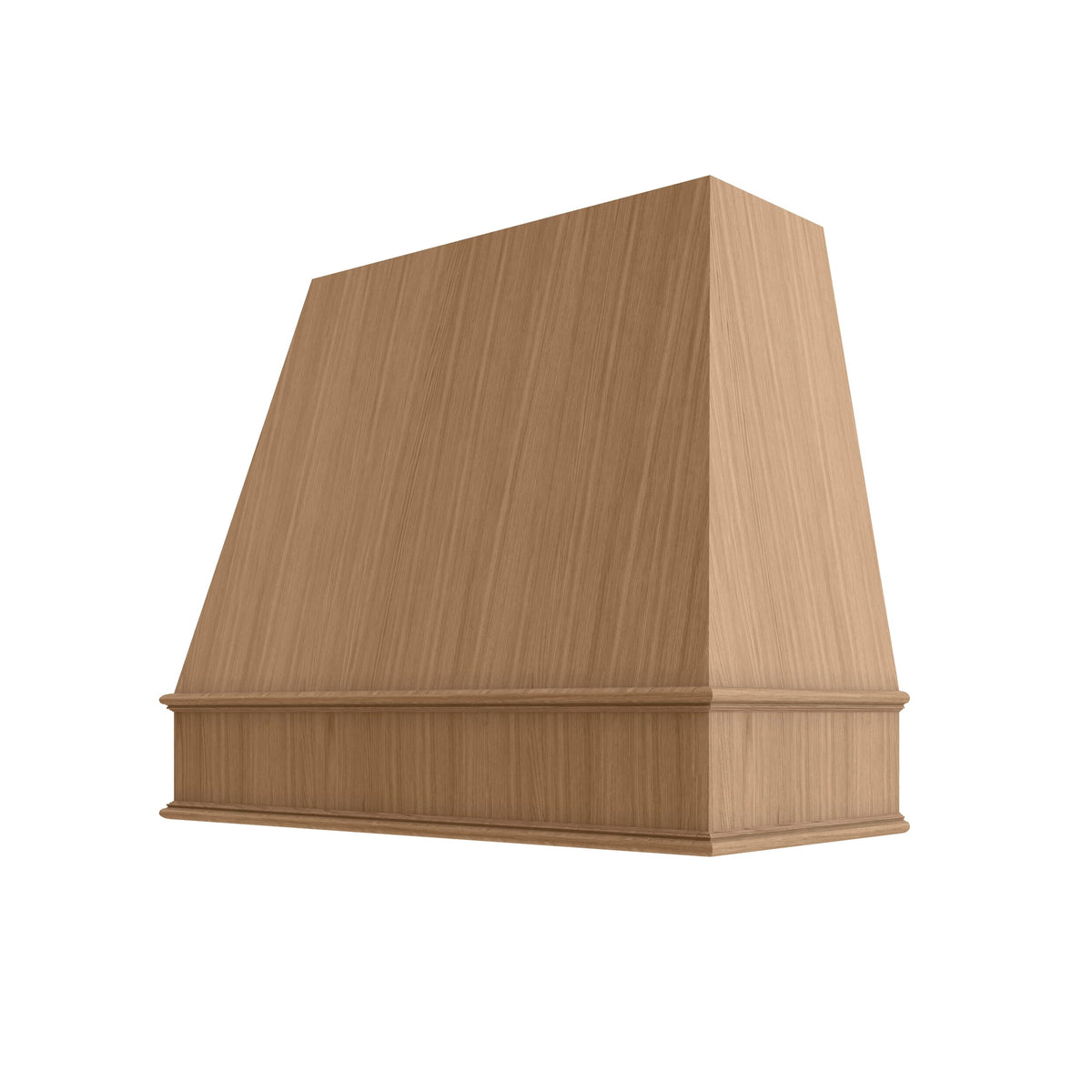 KCD Oslo Oak Tapered Hood Classic Trim - 42" W x 36" H - product photo