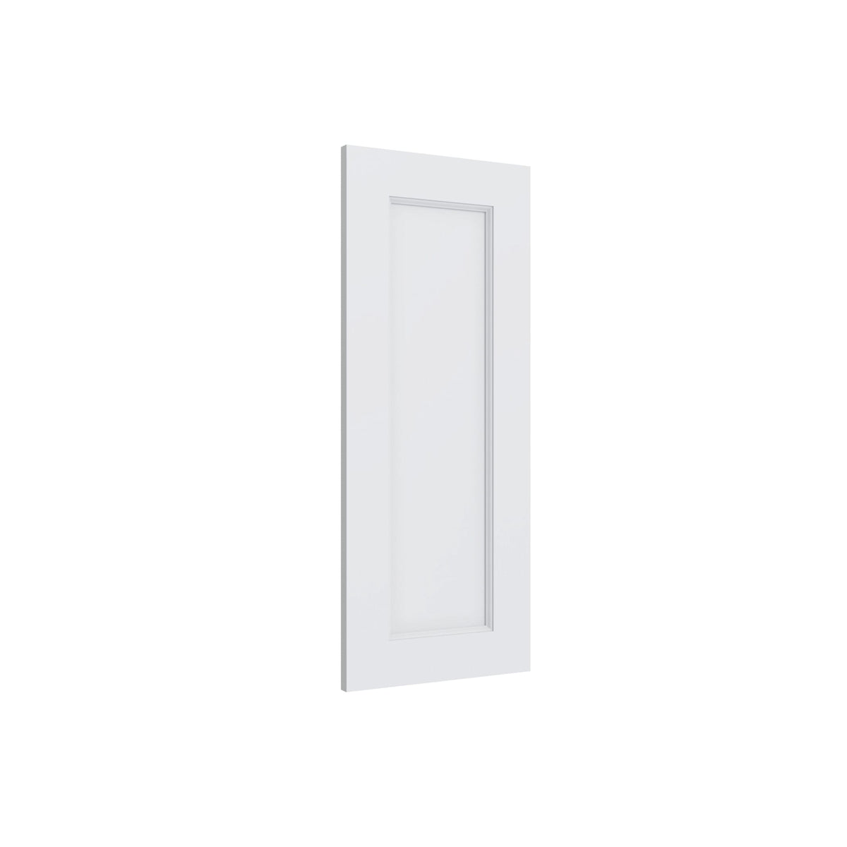 KCD Brooklyn Bright White Decorative Wall Panel - 12" W x 30" H - product photo