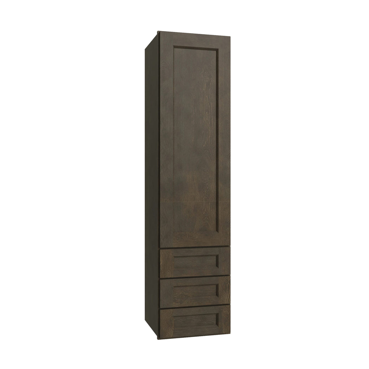 KCD Brooklyn Slate Wall Twr w/ 3 Drws - 15" W x 48" H x 14.5" D - product photo