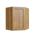 KCD Brooklyn Fawn Corner Wall Cabinet - 27" W x 36" H - product photo