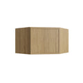 KCD Oslo Oak Corner Wall Cabinet - 24" W x 15" H - product photo