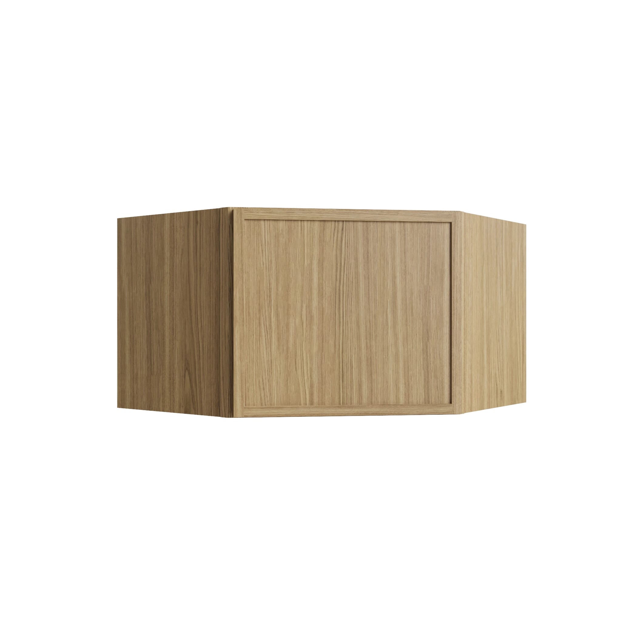 KCD Oslo Oak Corner Wall Cabinet - 24" W x 15" H - product photo