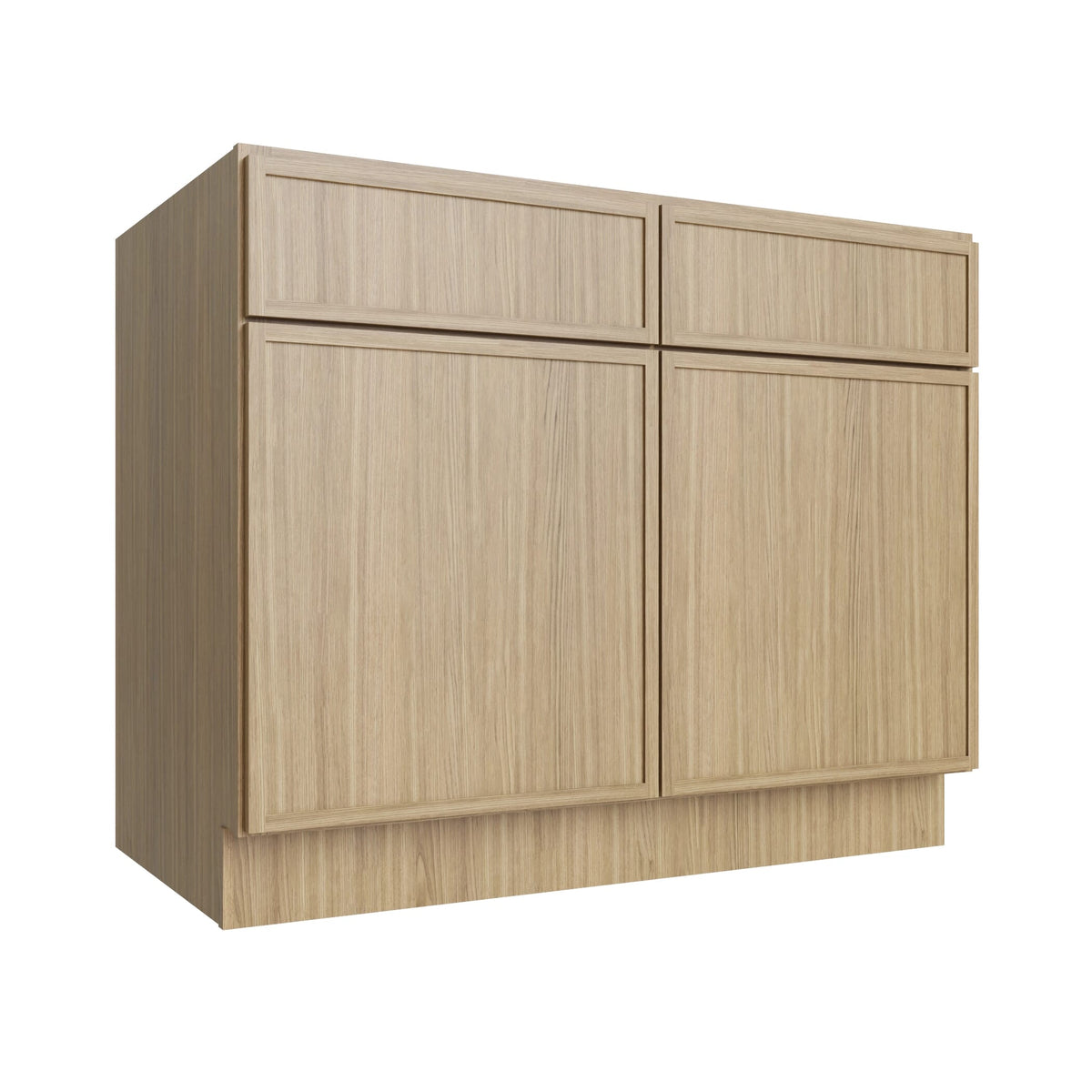 KCD Oslo Oak Double Door Standard Base Cabinet - 42" W - product photo