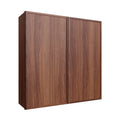 KCD Oslo Classic Walnut Double Door Wall Cabinet - 42" W x 42" H - product photo