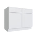 KCD Oslo White Sink Base Cabinet w/ CS - 42" W - product photo