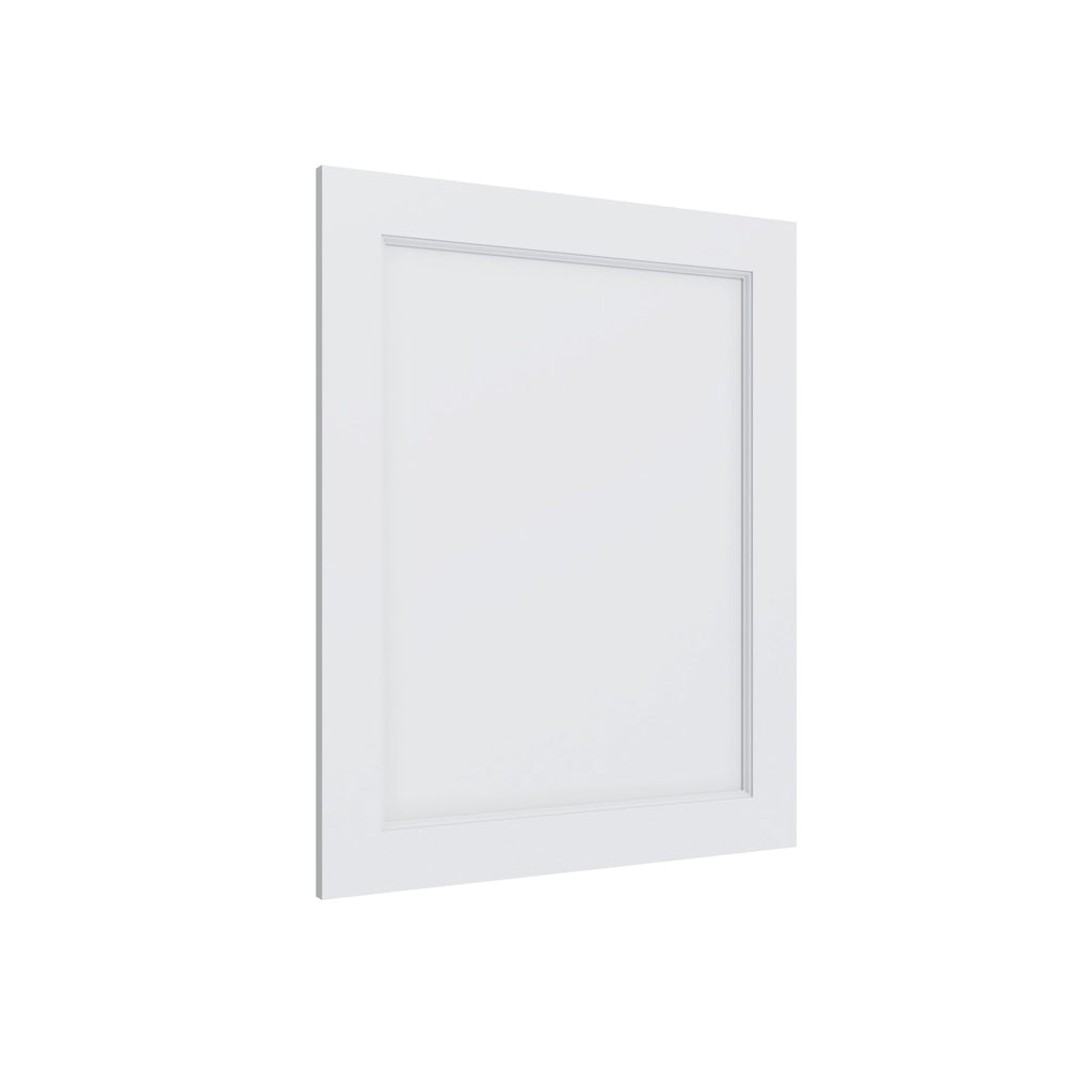 KCD Shaker Designer White Decorative Wall Panel - 24" W x 30" H - product photo
