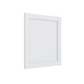 KCD Shaker Designer White Decorative Wall Panel - 24" W x 30" H - product photo