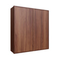 KCD Oslo Classic Walnut Double Door Wall Cabinet - 30" W x 42" H - product photo
