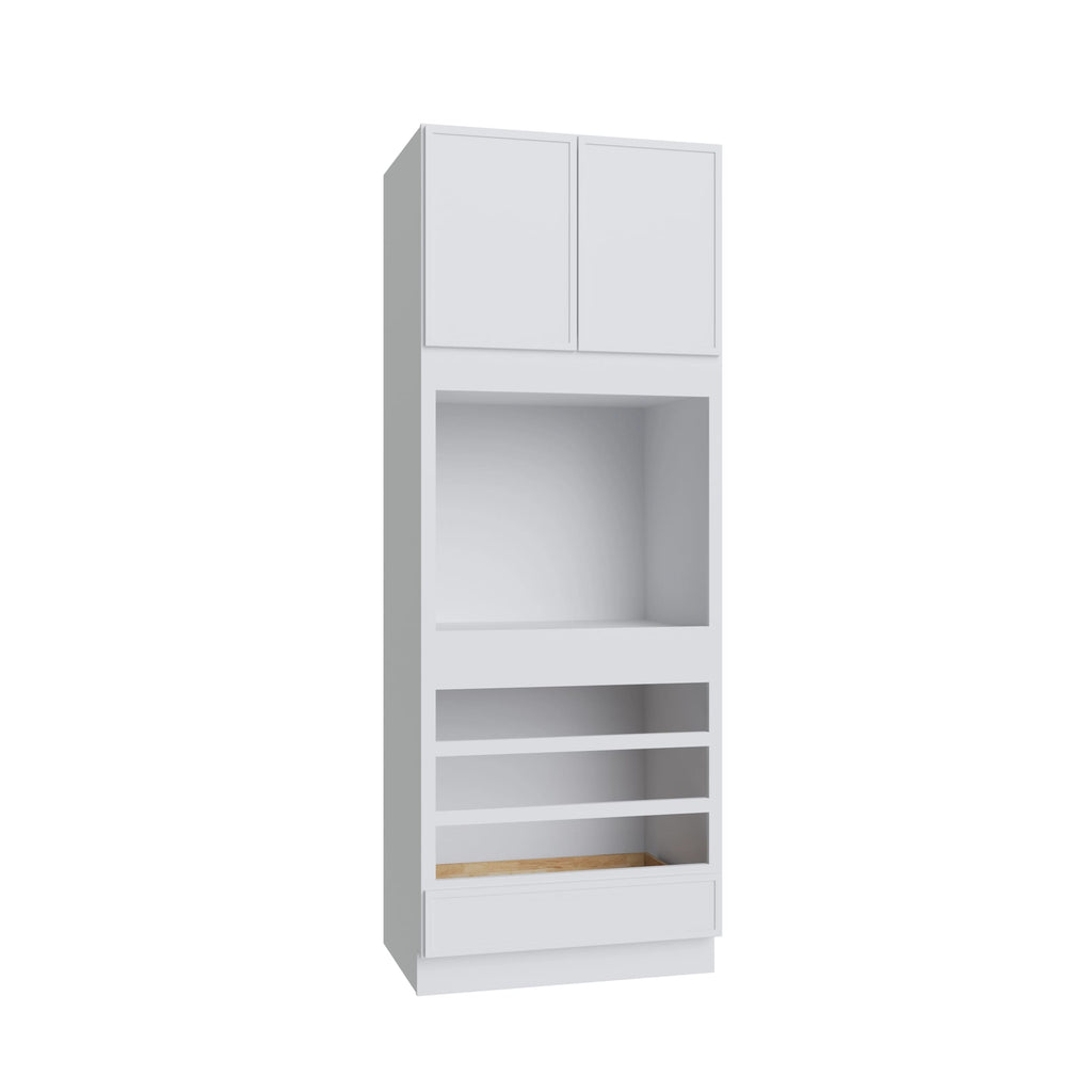 KCD Oslo White Oven Cabinet - 33" W x 90" H - product photo