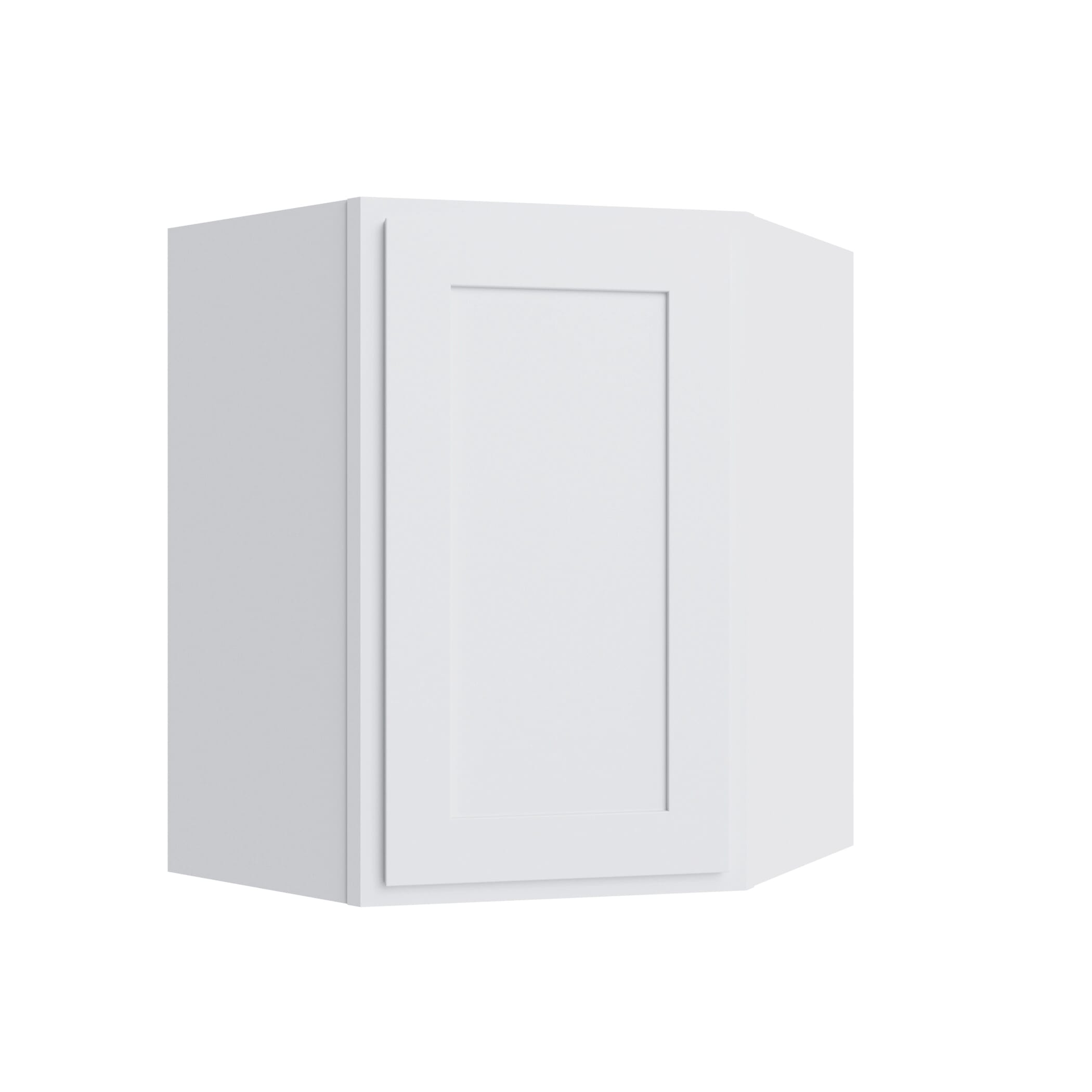 KCD Essential White Corner Wall Cabinet - 27" W x 36" H - product photo
