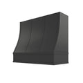 KCD Black Sloped Hood with Strapping Flat Trim - 36" W x 36" H - product photo
