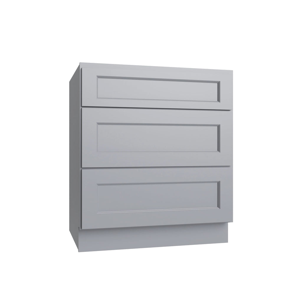 KCD Brooklyn Modern Gray Drawer Base Cabinet - 15" W - product photo