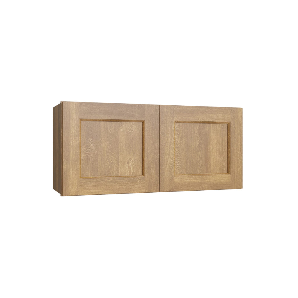 KCD Brooklyn Fawn Double Door Wall Cabinet - 36" W x 18" H - product photo