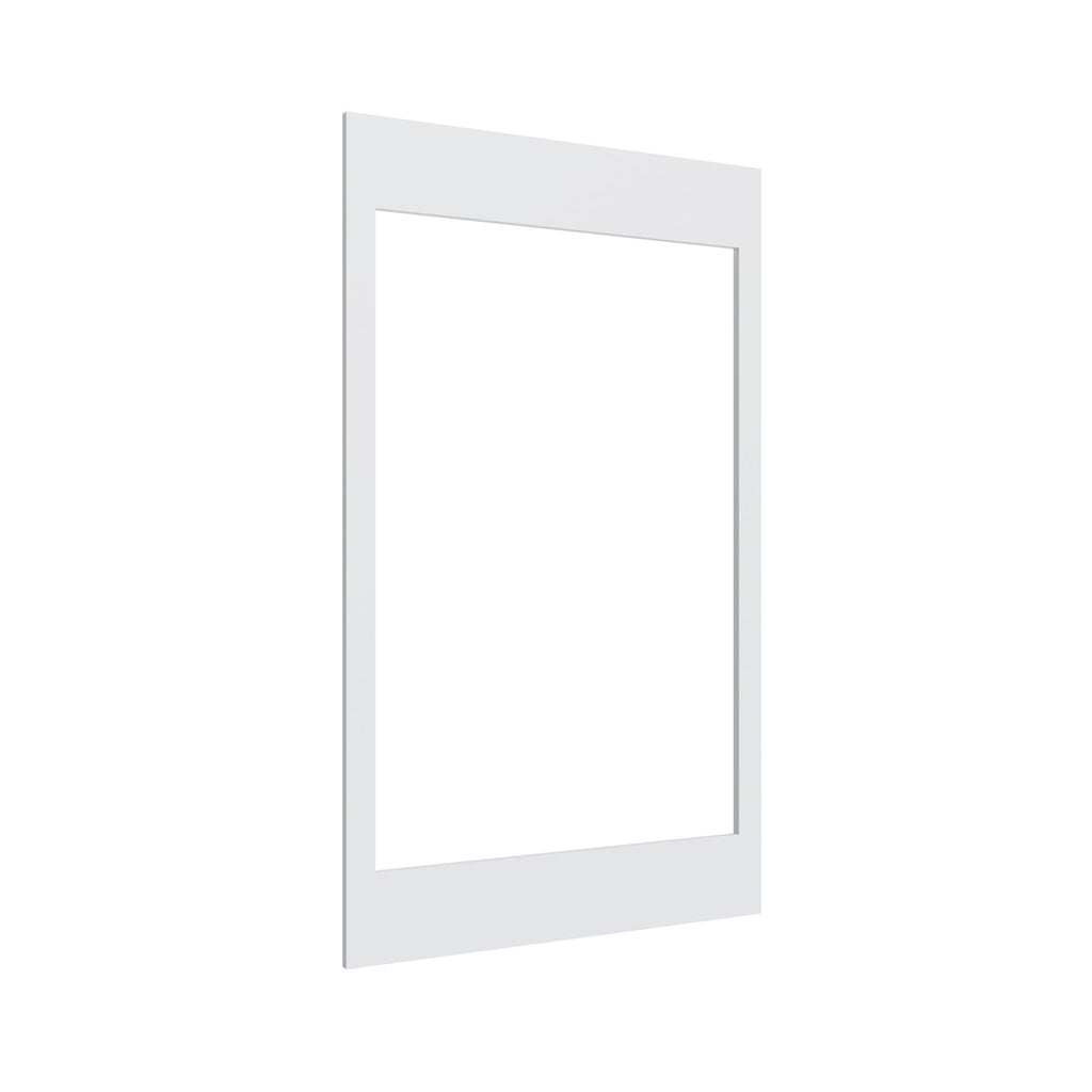 KCD Oslo White Oven Cabinet Overlay Panel - 33" W x 55" H - product photo