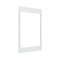 KCD Oslo White Oven Cabinet Overlay Panel - 33" W x 55" H - product photo