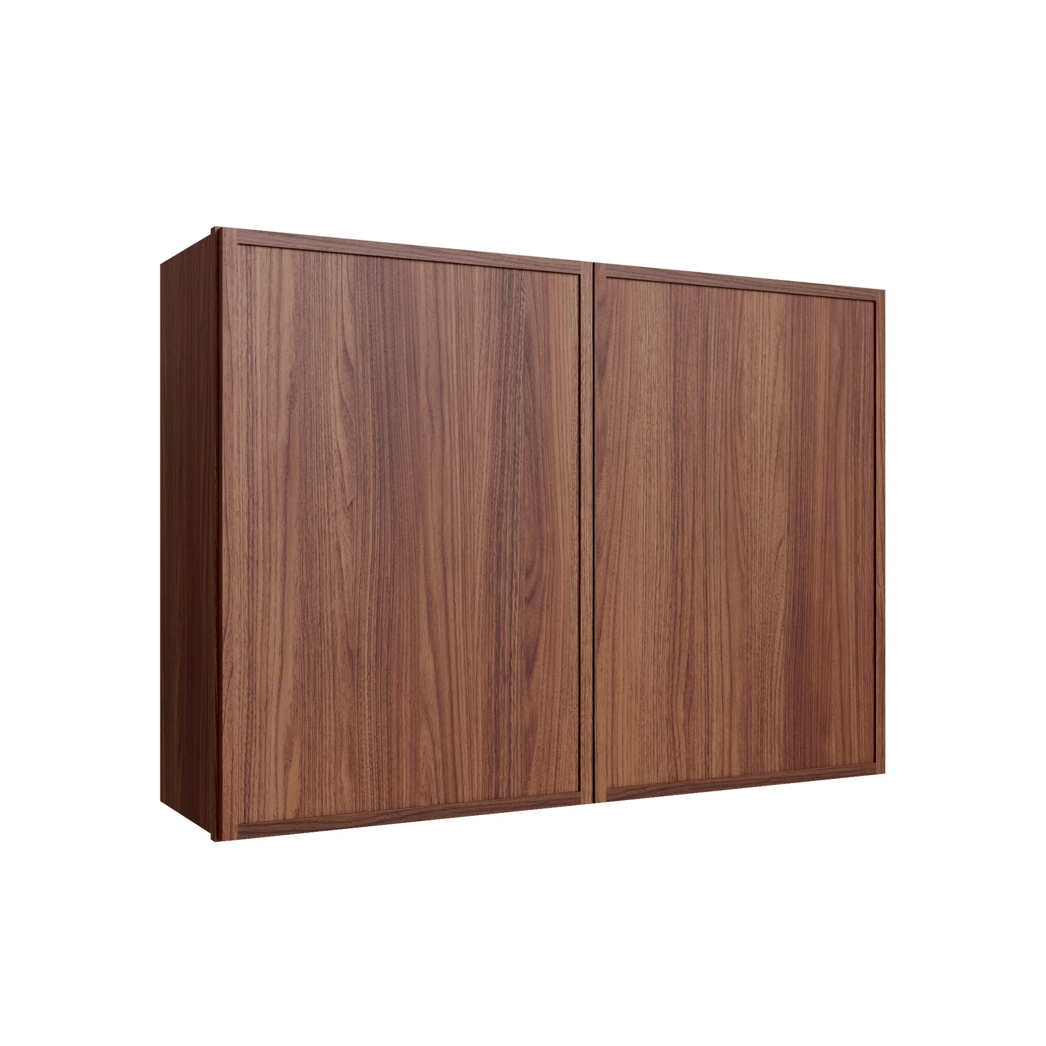 KCD Oslo Classic Walnut Double Door Wall Cabinet - 42" W x 30" H - product photo