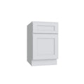 KCD Brooklyn Bright White Desk Drawer Base - 18" W x 29.5" H x 24" D - product photo