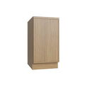 KCD Oslo Oak Full Height Single Door Base Cabinet - 18" W - product photo