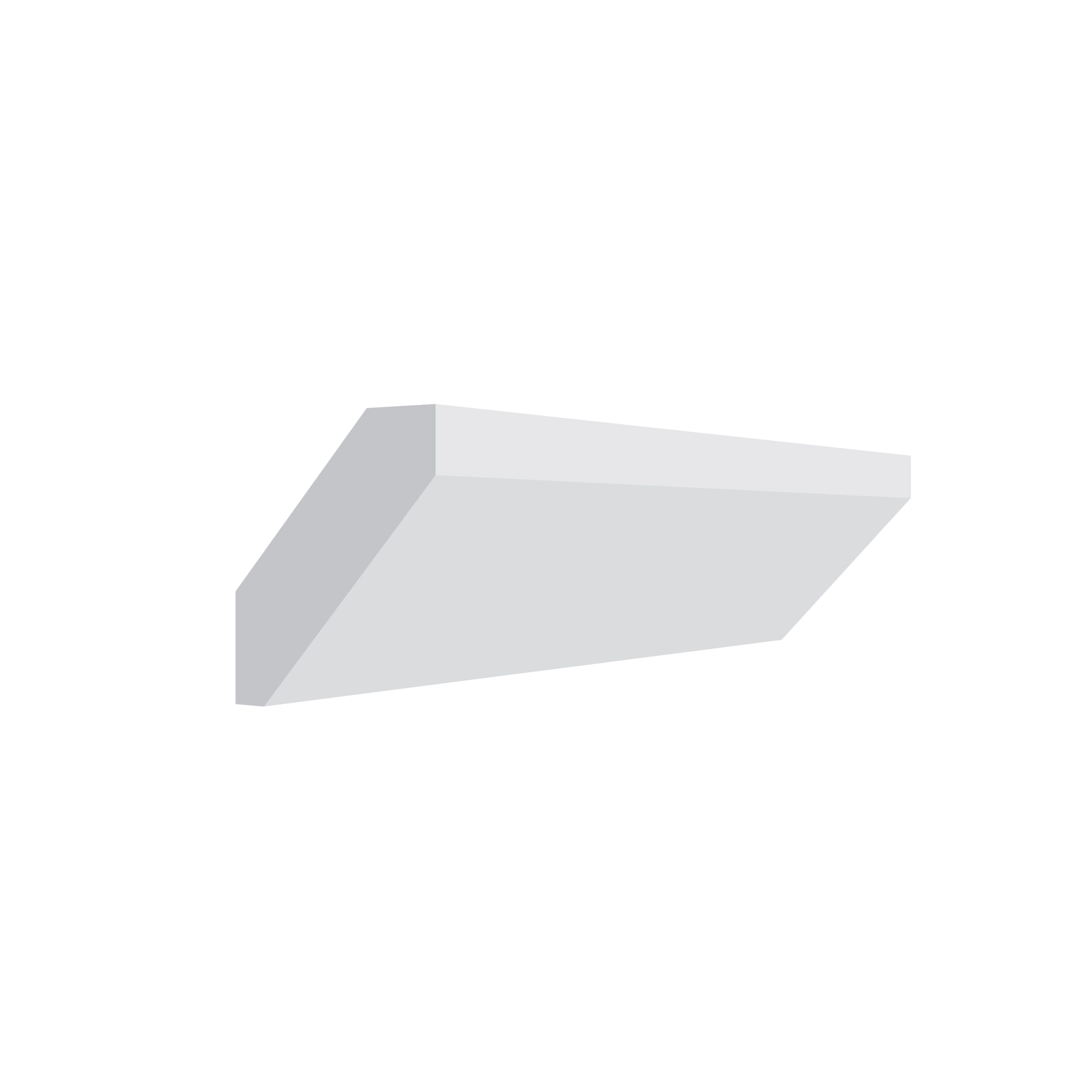 KCD Shaker Designer White Shaker Crown Molding - product photo