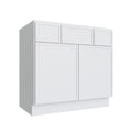 KCD Oslo White Vanity Sink Base - 36" W - product photo