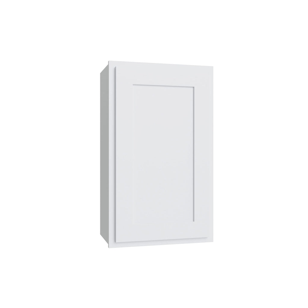 KCD Essential White Single Door Wall Cabinet - 12" W x 36" H - product photo