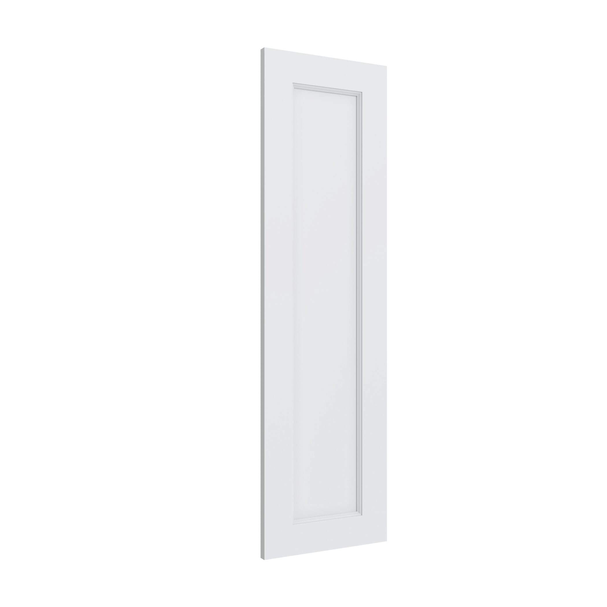 KCD Brooklyn Bright White Decorative Wall Panel - 12" W x 42" H - product photo