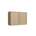 KCD Oslo Oak Double Door Wall Cabinet - 30" W x 21" H - product photo