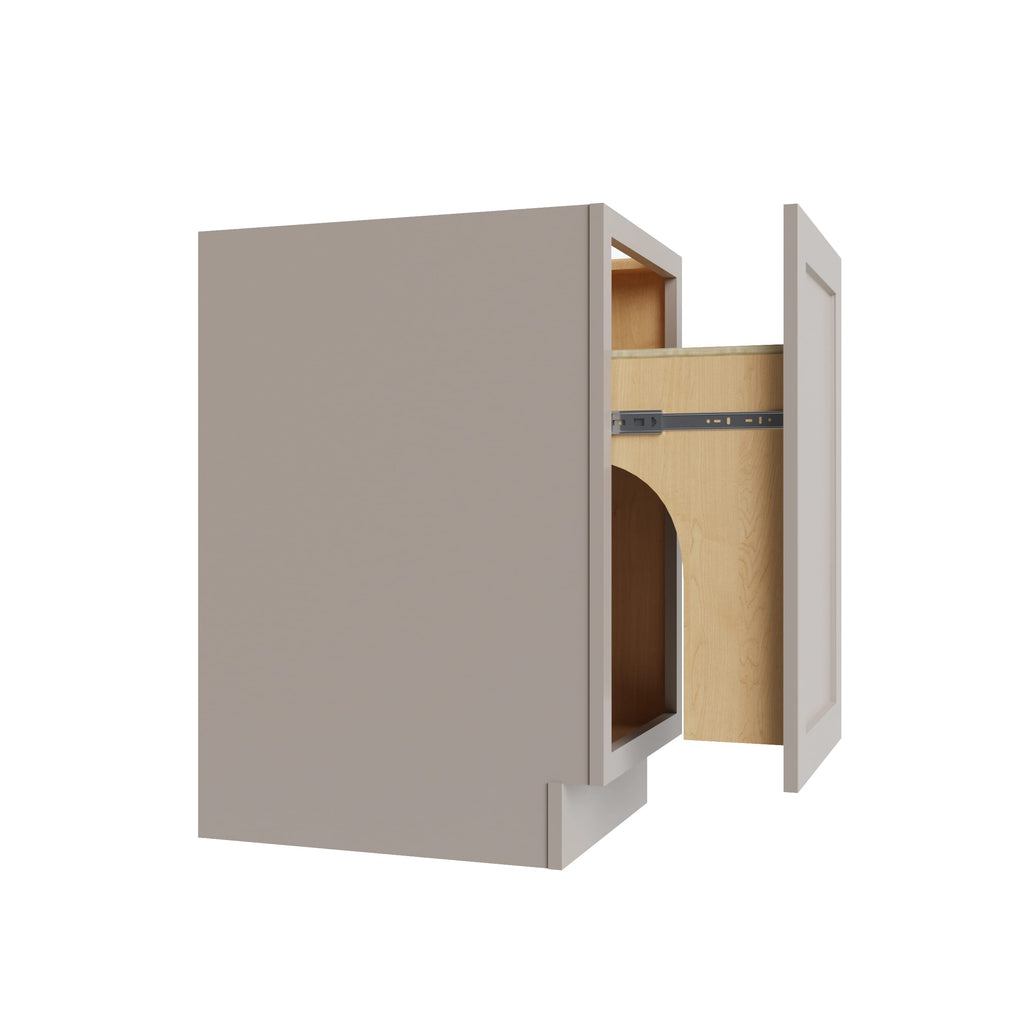 KCD Shaker Sand Trash Can Base w/ Full Ht Door - 18" W - product photo