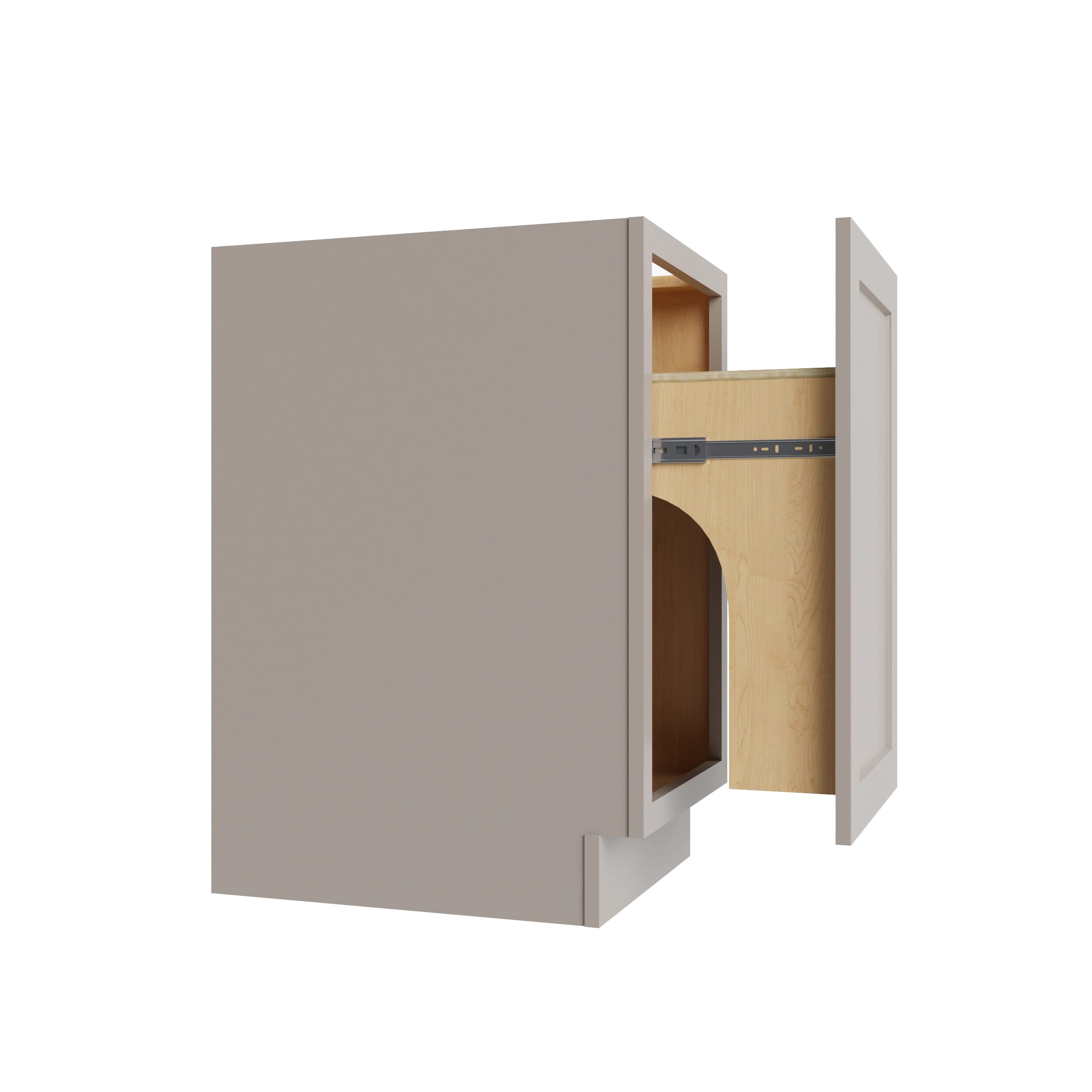 KCD Shaker Sand Trash Can Base w/ Full Ht Door - 18" W - product photo
