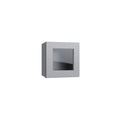 KCD Brooklyn Modern Gray 15" Wall Stacking Cabinets with Glass - product photo