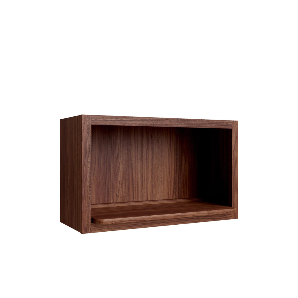 KCD Oslo Classic Walnut Microwave Wall Cabinet 18Hx30Wx12D - product photo